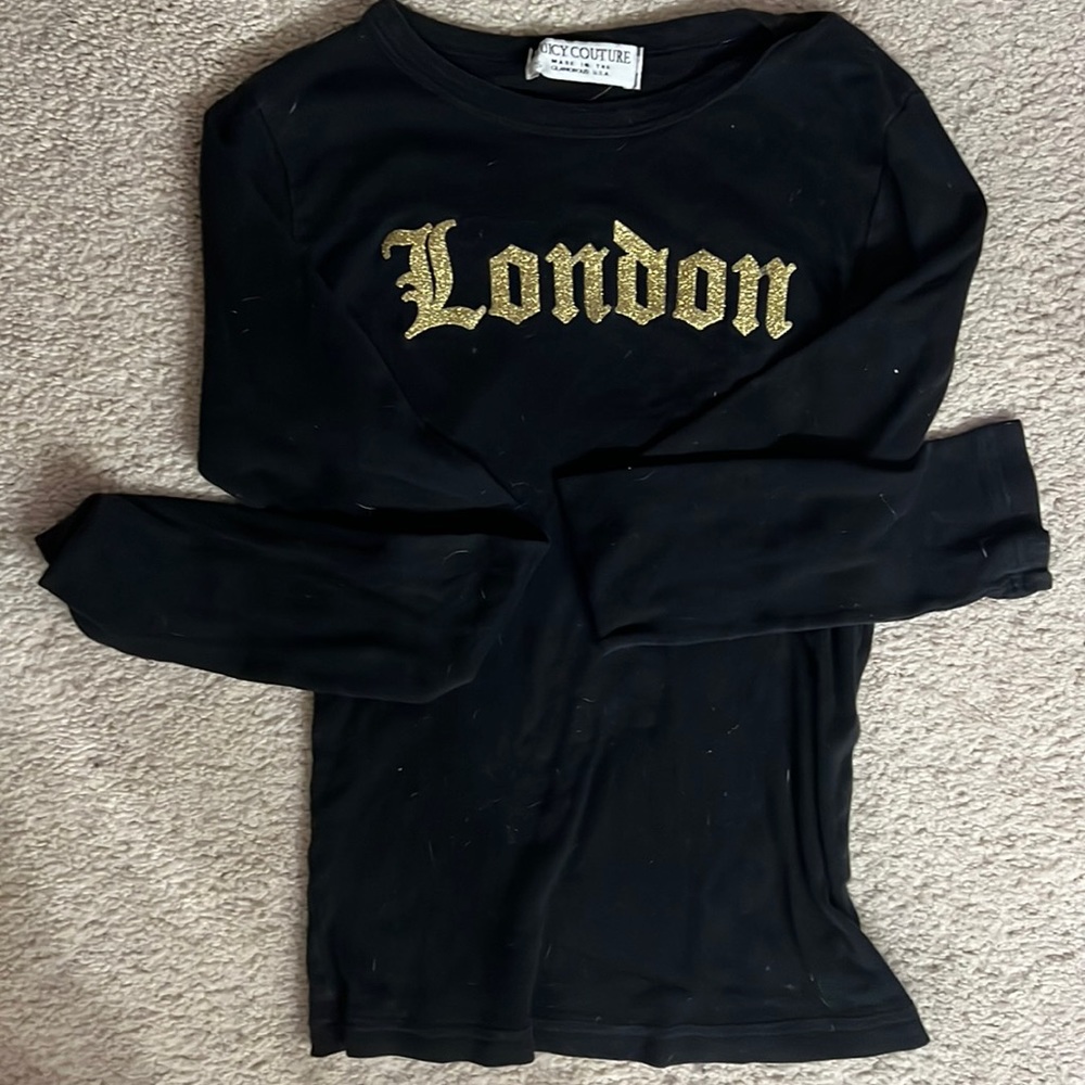 Vintage juicy couture London shirt